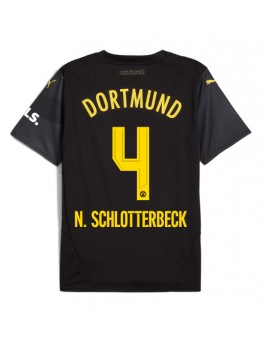 Borussia Dortmund Nico Schlotterbeck #4 Replika Borta Kläder 2024-25 Kortärmad